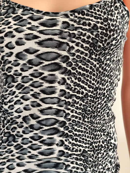 Top stretch imprimé animalier – Taille 36/38