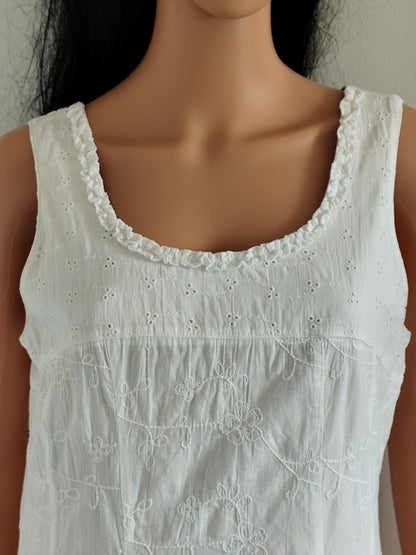Robe longue en coton et lin – Armand Thiery Affinités – Taille 42