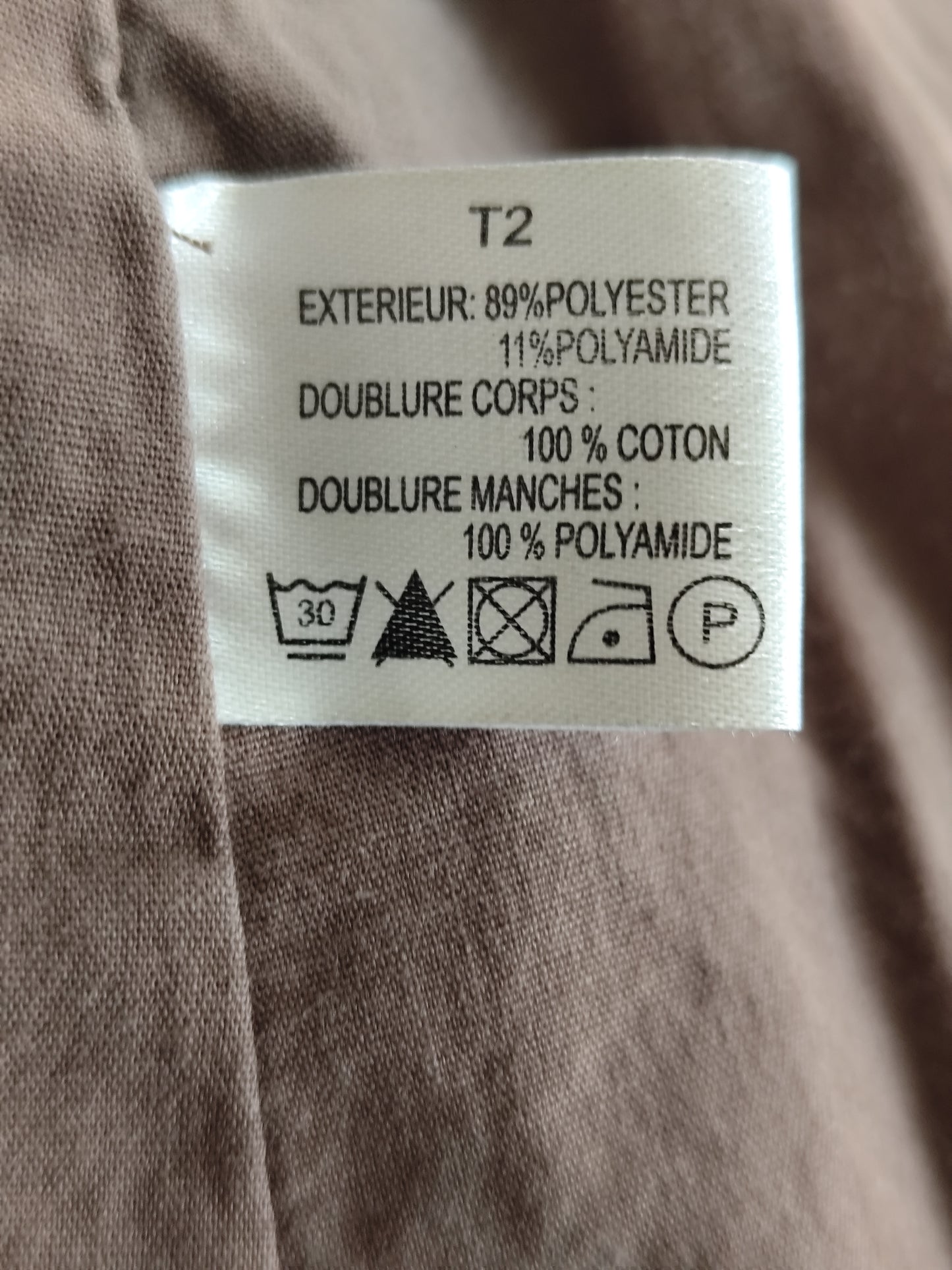 Veste taupe – Autre Ton – Taille 2 equivalent 38/40