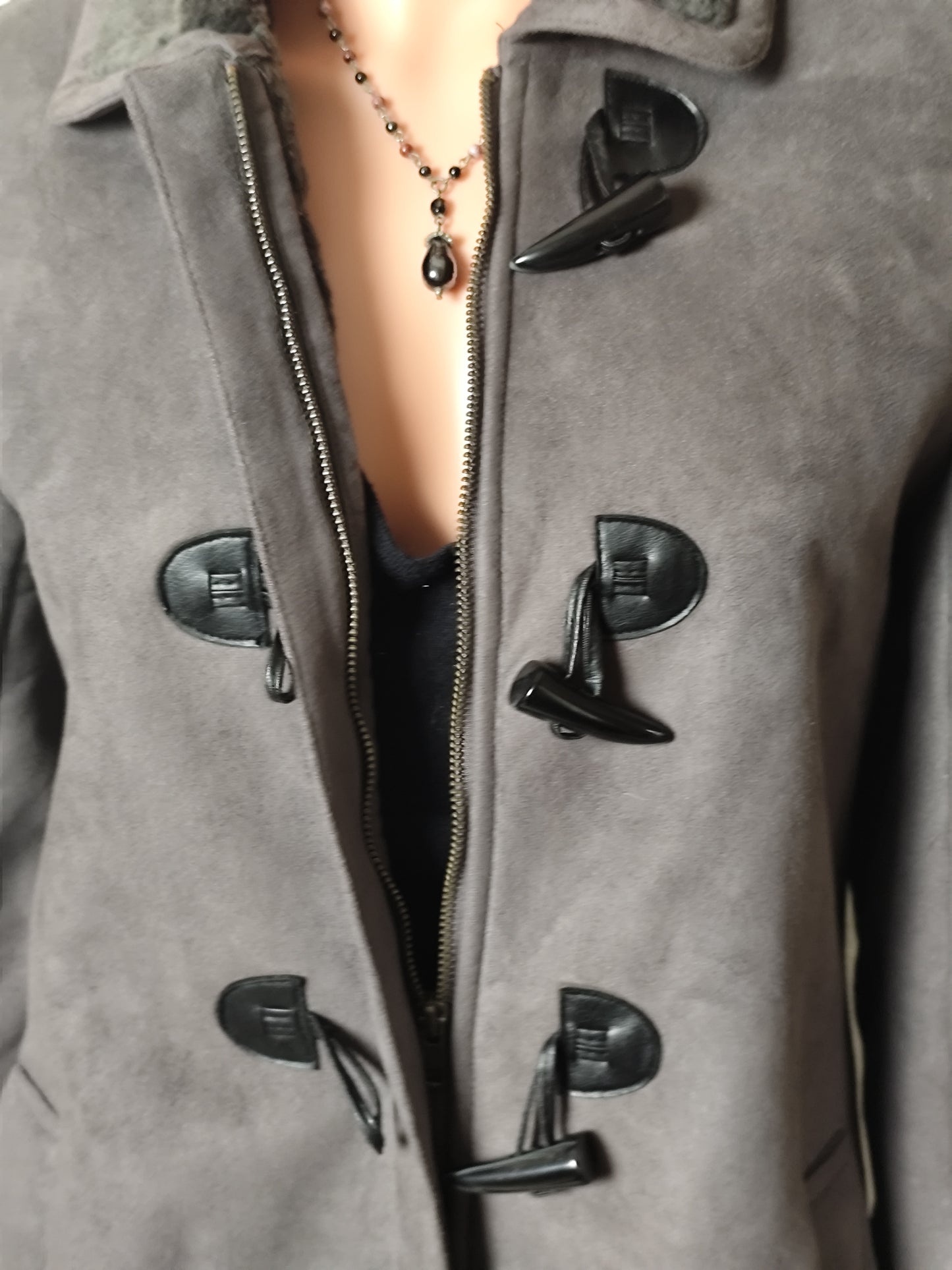 Manteau gris à brandebourgs – DPM by Depech Mod – Taille 42