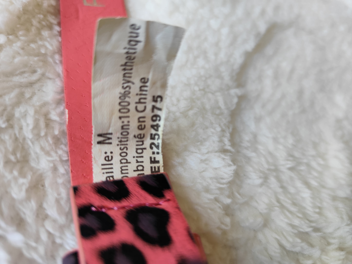 Ceinture léopard rose Punkids – Taille 85 cm