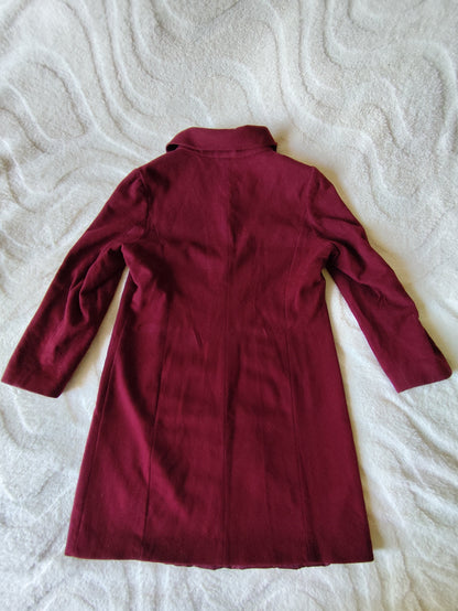 Manteau GAP laine & cachemire – Bordeaux – Taille 38/40