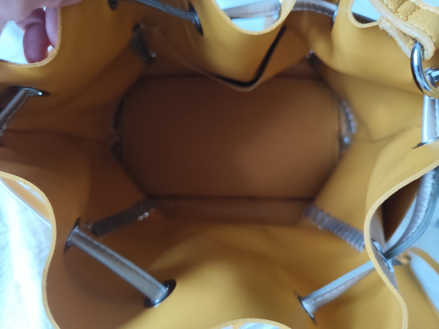 Sac Seau Moutarde + Pochette – Tom & Eva