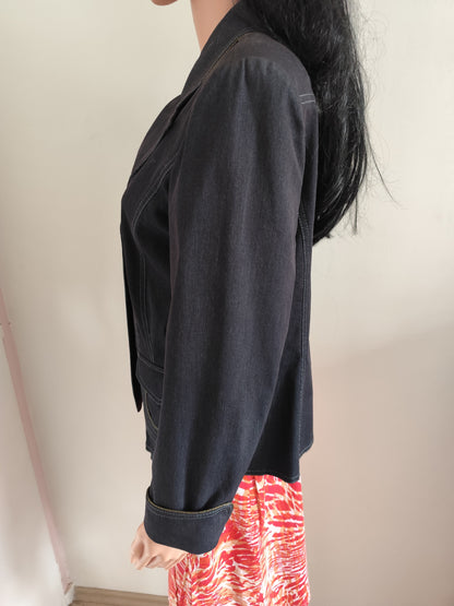 Blazer en denim noir – Christine Laure – T. 40