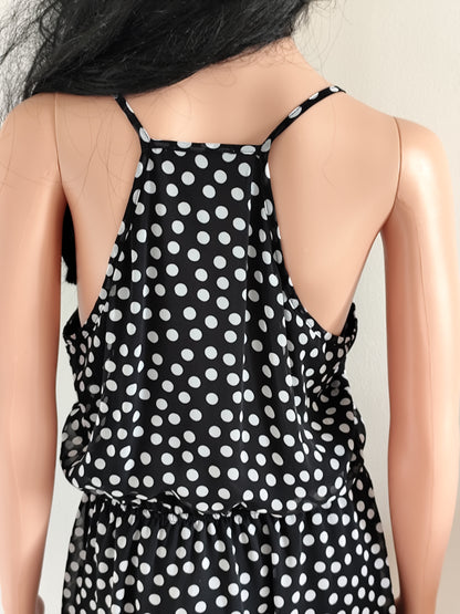 Robe noire à pois blancs Etam – Taille 42