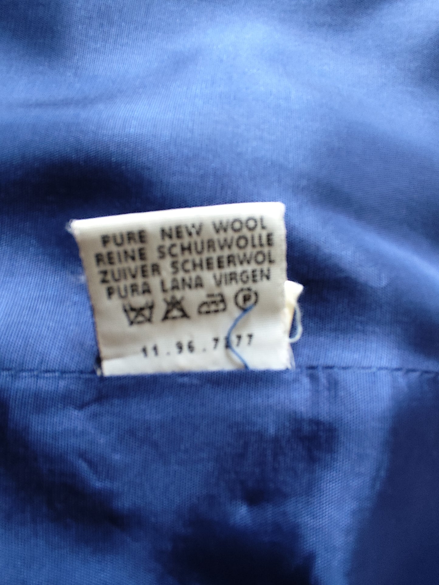 Veste blazer 1.2.3 Paris – pure laine vierge – col velours - Taille 40