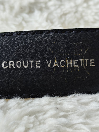 Ceinture jaune moutarde Chipie – vintage  Y2k - 85 cm