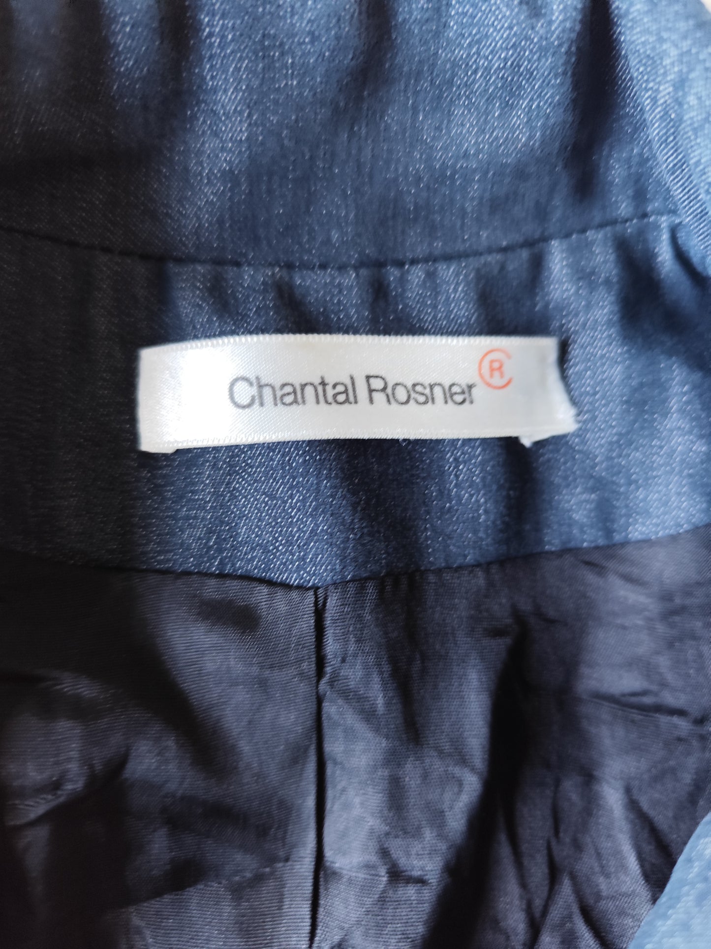 Veste cintrée bleu nuit – Chantal Rosner – T. 38/40