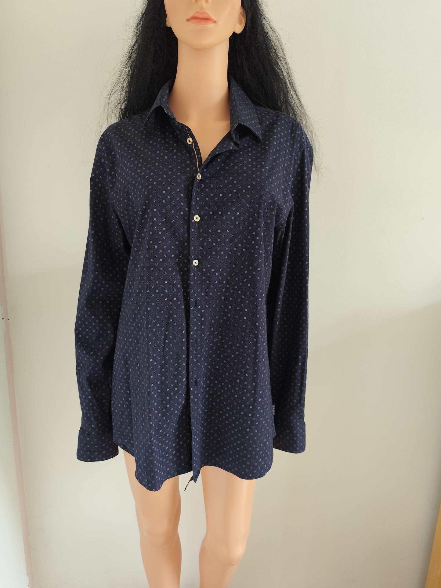 Chemise IZAC homme slim fit stretch – T. 43/44 (XL)