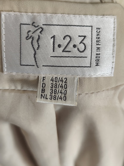 Trench long beige 1.2.3 – Taille 40/42