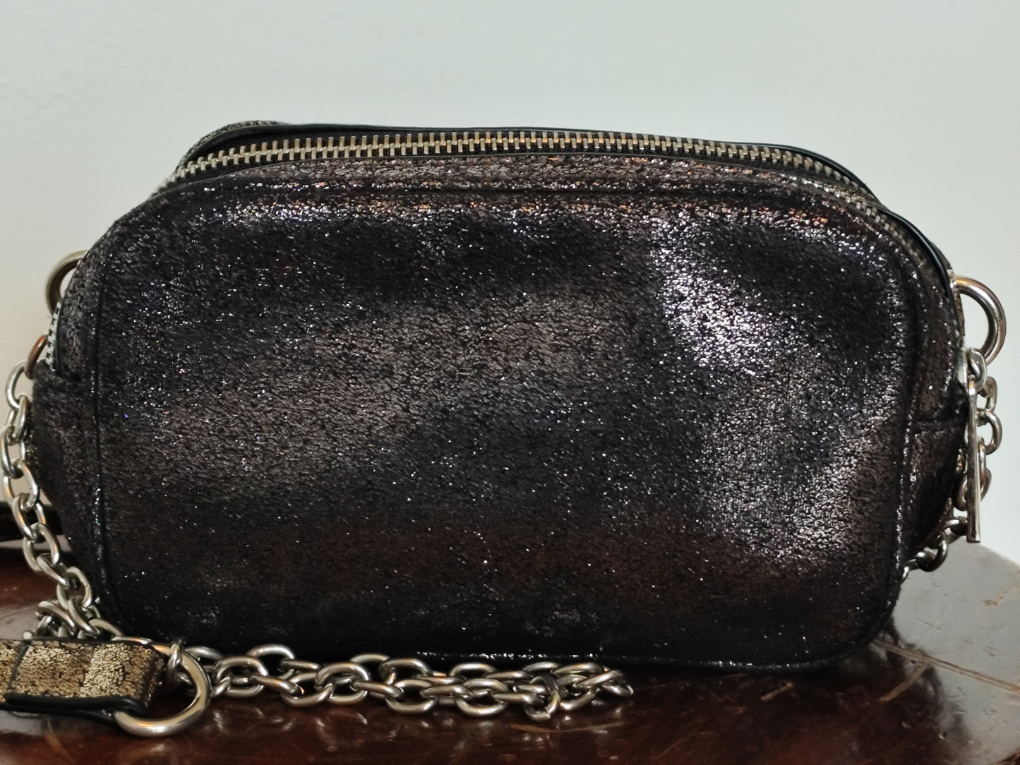 Sac David Jones – Effet Métallisé & Chaînette